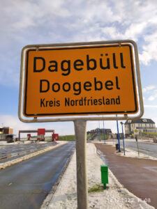 Dagebüll, Ortsschild
